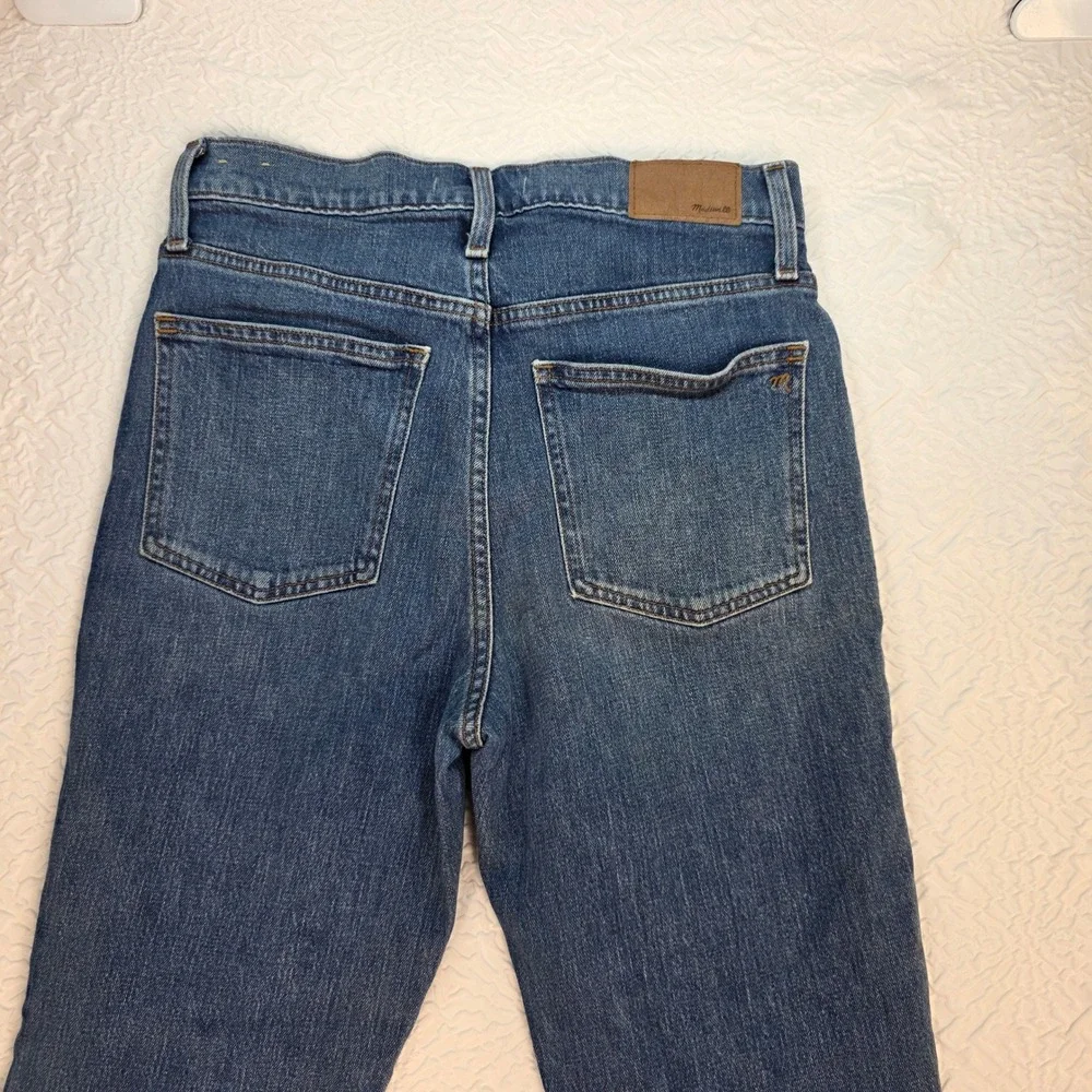 Madewell The Perfect Vintage Jean Medium Wash High Rise Tapered Denim Size 27